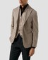 Eton Soft Vitale Barberis Canonico Wool Flanel Faux-Uni Colbert Beige