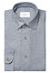 Eton Solid Color Double-Twisted Yarn Cotton Flanel Overhemd Blauw