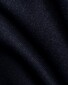 Eton Solid Color Double-Twisted Yarn Cotton Flanel Overhemd Navy