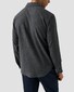 Eton Solid Color Double-Twisted Yarn Soft Brushed Cotton Flanel Overhemd Donker Blauw
