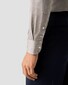 Eton Solid Color Filo di Scozia Cotton Jersey Jacquard Knit Overhemd Beige
