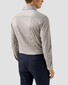 Eton Solid Color Filo di Scozia Cotton Jersey Jacquard Knit Overhemd Beige