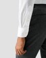 Eton Solid Color Filo di Scozia Cotton Jersey Jacquard Knit Overhemd Wit