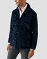 Eton Solid Color Filo di Scozia Cotton Jersey Jacquard Knit Overhemd Wit