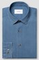 Eton Solid Color Lightweight Denim Stretch Shirt Blue