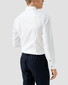 Eton Solid Color Signature Twill Contrast Details Overhemd Wit