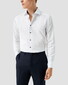 Eton Solid Color Signature Twill Contrast Details Overhemd Wit