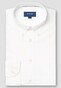Eton Solid Color Subtle Texture Royal Oxford Button Down Overhemd Wit