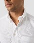 Eton Solid Color Subtle Texture Royal Oxford Button Down Overhemd Wit