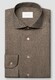 Eton Solid Color Ultra Soft Super 120s Merino Wool Overhemd Donker Beige
