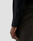 Eton Solid Color Ultra Soft Super 120s Merino Wool Overhemd Navy