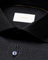 Eton Solid Color Ultra Soft Super 120s Merino Wool Overhemd Navy