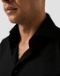 Eton Solid Color Ultra Soft Super 120s Merino Wool Overhemd Zwart