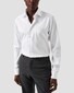 Eton Solid Luxury Signature Twill Extra Long Sleeve Overhemd Wit