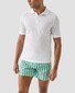 Eton Stripe Drawstring Rear Zip Pocket Swim Short Green