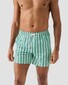 Eton Stripe Drawstring Rear Zip Pocket Swim Short Groen