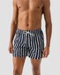 Eton Stripe Drawstring Rear Zip Pocket Swim Short Navy