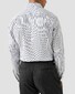 Eton Striped Luxury Organic Supima Cotton 120 Fine Poplin Overhemd Blauw