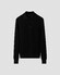 Eton Structure Knit Polo Pullover Extrafine Merino Trui Zwart