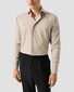 Eton Subtle Herringbone Cotton Signature Flanel Overhemd Beige