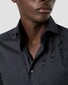 Eton Subtle Herringbone Cotton Signature Flanel Overhemd Navy