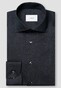 Eton Subtle Herringbone Cotton Signature Flanel Overhemd Navy
