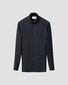 Eton Subtle Herringbone Cotton Signature Flanel Overhemd Navy