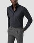 Eton Subtle Herringbone Cotton Signature Flanel Overhemd Navy