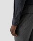 Eton Subtle Herringbone Cotton Signature Flanel Overhemd Navy
