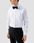 Eton Subtle Rich Geometric Structure Dobby Weave Rounded French Cuffs Overhemd Wit