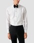 Eton Subtle Texture Fine Striped Bib Evening Piqué Overhemd Wit