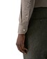 Eton Subtle Texture Herringbone Brushed Cotton Signature Flanel Overhemd Beige