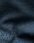 Eton Subtle Texture Herringbone Brushed Cotton Signature Flannel Shirt Dark Evening Blue