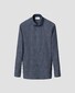 Eton Subtle Tone-on-Tone Paisley Pattern Fine Twill Overhemd Navy