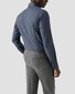 Eton Subtle Tone-on-Tone Paisley Pattern Fine Twill Overhemd Navy