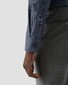 Eton Subtle Tone-on-Tone Paisley Pattern Fine Twill Overhemd Navy