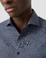 Eton Subtle Tone-on-Tone Paisley Pattern Fine Twill Overhemd Navy