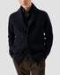 Eton Tartan Plaid Check Organic Cotton Twill Button-Down Overhemd Navy-Groen
