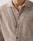Eton Textured Cotton Linnen Knit Vest Beige