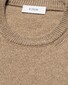 Eton Thick Plain Stitch Luxury Eco Cashmere Crew Neck Trui Beige