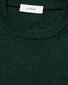 Eton Thick Plain Stitch Luxury Eco Cashmere Crew Neck Trui Donker Groen