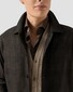 Eton Tonal Check Pattern Ultra-Soft Reda 120s Merino Wool Overhemd Donker Bruin