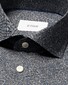 Eton Tonal Ornamental Pattern Signature Twill Overhemd Navy