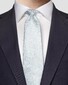 Eton Tonal Paisley Pattern Rich Texture Stropdas Licht Blauw