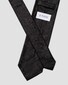 Eton Tonal Paisley Pattern Rich Texture Stropdas Zwart