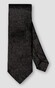 Eton Tonal Paisley Pattern Rich Texture Stropdas Zwart