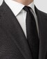 Eton Tonal Paisley Pattern Rich Texture Stropdas Zwart
