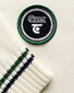 Eton Tretorn Cotton V-Neck Cardigan Off White-Green