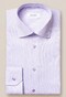 Eton Twill Cutaway Faux Uni Overhemd Licht Paars
