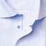 Eton Twill Cutaway Faux Uni Overhemd Lichtblauw-Wit